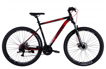Велосипед ST 29" Discovery TREK DD FR рама-21" черно-красный 2025