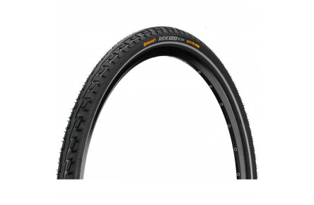 Покрышка Continental RIDE Tour Reflex, 28", 700 x 35C, 28 x 1 3/8 x 1 5/8, 37-622, Wire, ExtraPuncture Belt, 690гр., черный