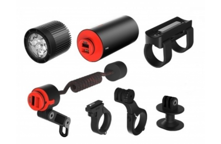 Комплект фара + набор крепленый Knog PWR Mountain Kit 2000 Lumens POWERBANK
