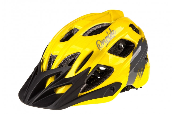 Шлем ONRIDE Rider желтый/серый S (48-52 см)