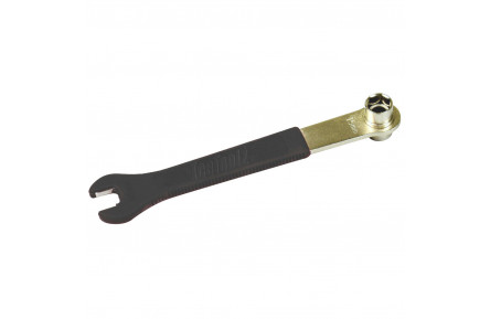 Педалиный ключ 15 мм, торцевой ключ 14x15 мм для кареточных фиксирующих болтов, Cr-Mo сталь, Ice Toolz 3400
