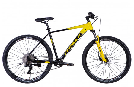 Велосипед AL 29" Formula ZEPHYR 1.0 AM HDD рама- " 2024 (чорно-сріблястий) 