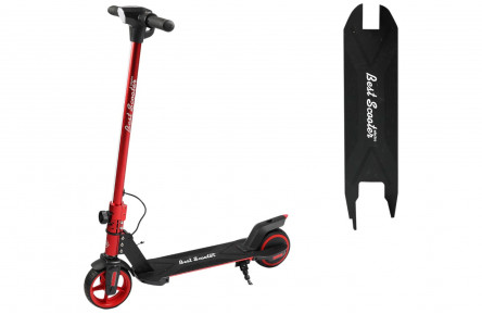 Електричний самокат Best Scooter JN-38895 (150Вт літієвий 21.6В 2.5Аг) 6.5" червоно-чорний