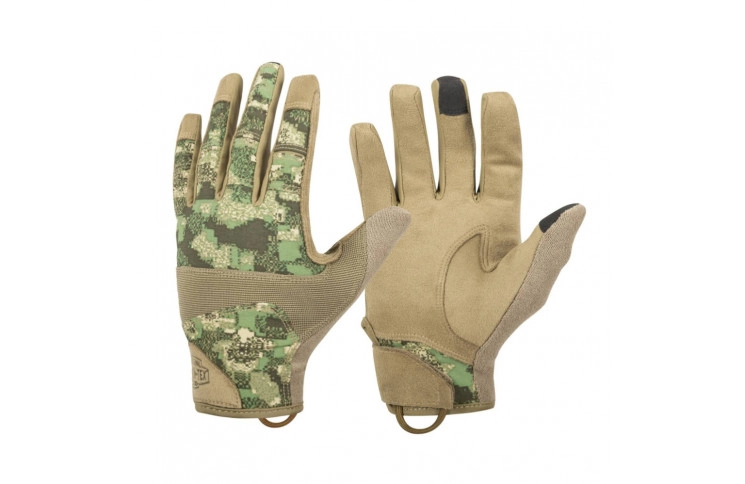 Рукавички тактичні Helikon-Tex Range Tactical Gloves - PenCott WildWood / Coyote A, розмір M