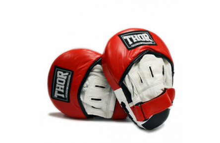 Лапы тренерские THOR 820 (Leather) BLK/RED/WHITE