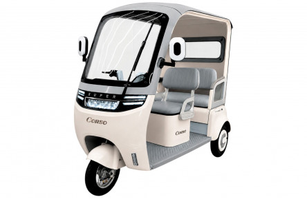Електричний трицикл Corso Twist WS (1500Вт літій-залізо-фосфатний 72В 30Аг) 10"