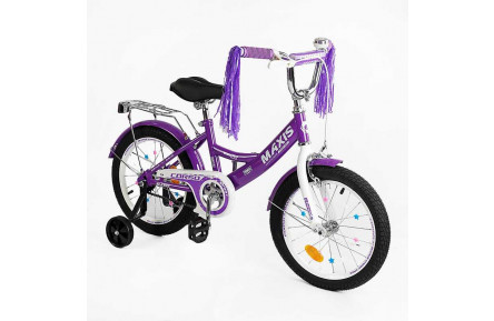 Велосипед 18" 2-х колісний "CORSO" MAXIS CL-18089, додаткові колеса