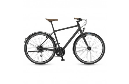 Велосипед Winora Flitzer men 28" 24-G Acera, рама 61 см, черный матовый, 2021