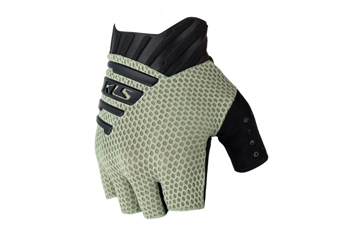Перчатки с короткими пальцами KLS Cutout 022 зеленый M