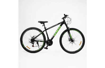 Велосипед Спортивний Corso 29" дюймів «Genesis» GN-29168 (1) рама сталева 17’’, обладнання SunRun 21 швидкість, зібран на 75