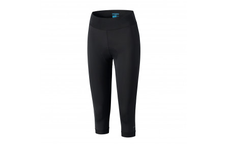 Велобриджі жіночі Shimano 3/4 без лямок, чорні, розм. L