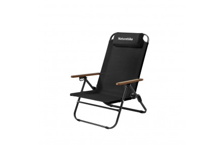Крісло складане Naturehike CNK2550JJ012, залізо, чорний