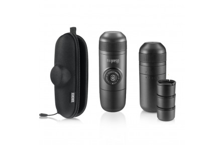 Набір для кави Wacaco Minipresso GR: кавоварка, кошики, резервуар та чохол