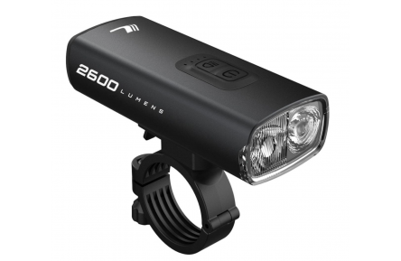 Світло переднє Longus CUBRIN 2600, 12 ф-цій, USB, чорний