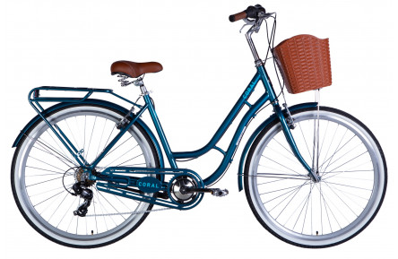 Велосипед уцененный AL 28" Dorozhnik CORAL Vbr FR рама-19" темно-бирюзовый 2025