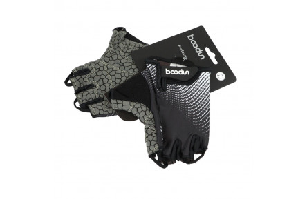 Рукавички велосипедні BEcool BC-1096 чорний L 2025 AM (брендоване пакування)
