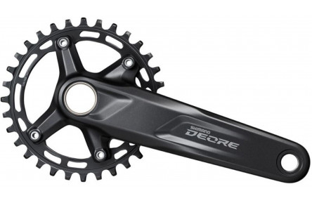 Шатуны SHIMANO Deore FC-M5100-1 L175мм 30T черные, без каретки