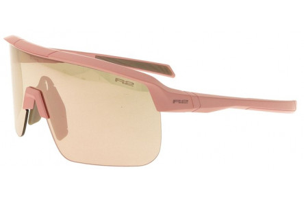 Окуляри підліткові R2 FUSION pink-powder (TR90), лінза brown, покриття rose gold full revo, кат. 2