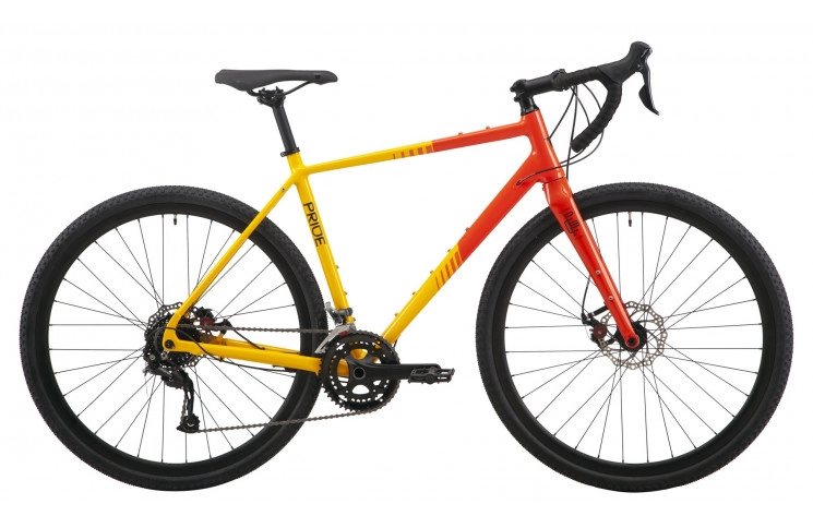 Велосипед 28" Pride ROCX 8.2 CF S 2024 жовтий