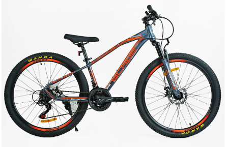 Подростковый велосипед Corso Blade BD-26670 26" XS серый-оранжевый