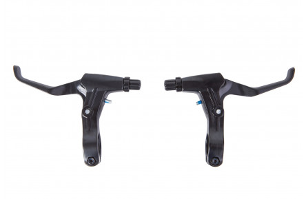 Ручки тормозные AL NUTT L-101D под 2 пальца (черн.)