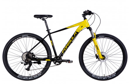 Велосипед AL 29" Formula ZEPHYR 1.0 DD CS 19" чорно-жовтий 2024