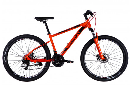 Велосипед ST 27.5" Discovery TREK DD FR рама-16" оранжевый 2025