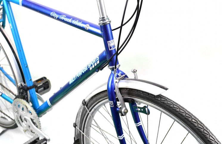 Гибридный велосипед MPS City Track Bike 28" L голубовато-синий Б/У