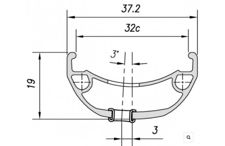 Обод Mach1 TRUCKY 32 29" 32 отв, черный