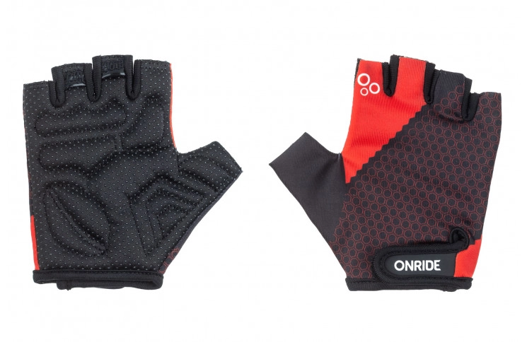 Перчатки детские Onride Gem черный-красный 11-12