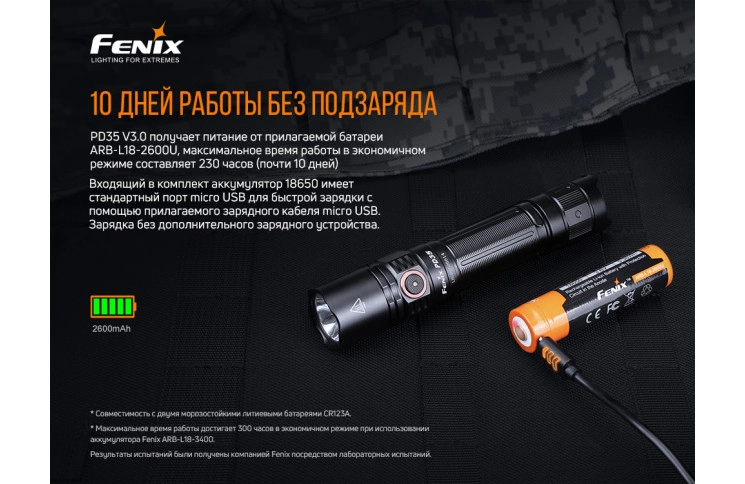 Ліхтар ручний Fenix PD35 V3.0