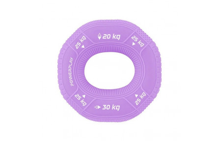 Еспандер кистьовий PP-4331 Hand Grip Medium PowerPlay PP_4331_Purple_(20-25-30) силіконовий