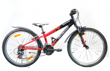 Підлітковий велосипед Specialized Hotrock 24" 11" червоно-чорний Б/В