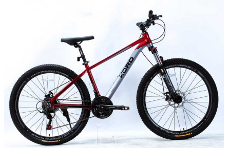 Велоcипед Спортивний Corso «Kord» 27.5" дюймів KD-27107 (1) рама алюмінієва 15.5’’, обладнання Shimano 21 швидкість, зібран на 75