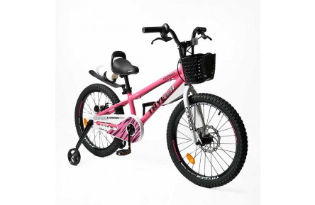 Велосипед 2-х колесный 20" CORSO TAYGER TG-20574 розово-белый