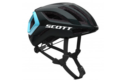 Шолом SCOTT CENTRIC PLUS M, чорно-блакитний
