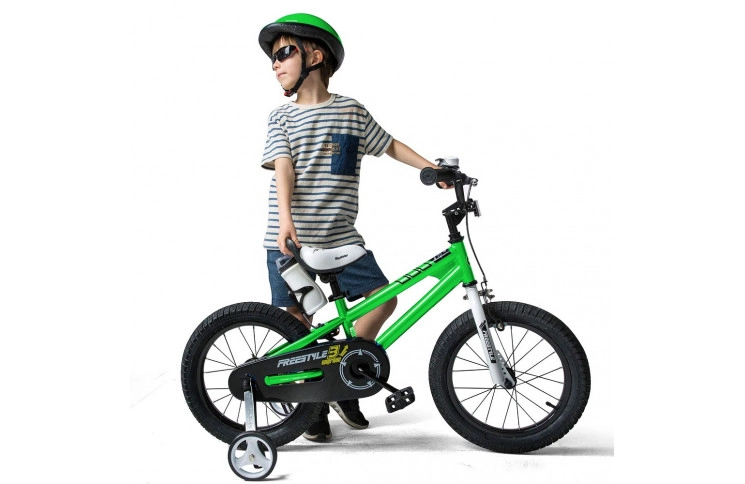 Велосипед RoyalBaby Freestyle 16" 8.5" зелений