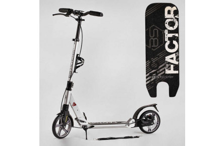 Самокат алюминиевый Best Scooter BS-81766 "Factor", диаметр PU колес - 200мм, 2 амортизатора