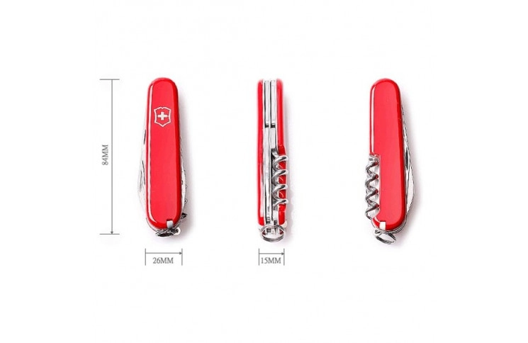 0.3803 Ніж Victorinox Swiss Army Sportsman червоний