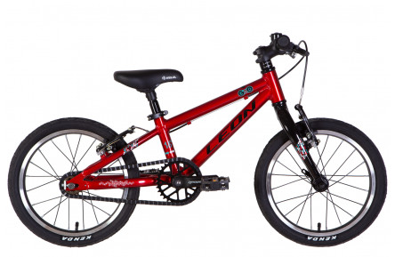 Велосипед 16" Leon GO Vbr 2022 (червоний з чорним)
