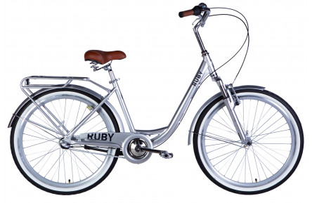 Велосипед уцінений AL 26" Dorozhnik RUBY PH рама-17" світло-сріблястий 2025