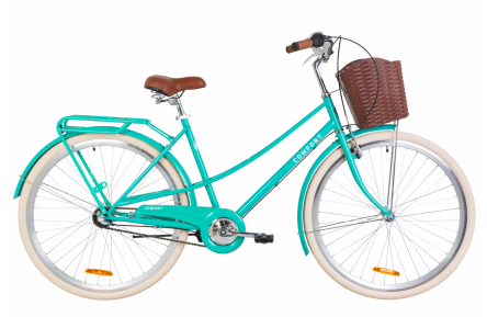 Міський велосипед Dorozhnik Comfort Female Nexus 2020 28" 19.5" бірюзовий