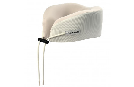 Подушка бавовняна для шиї, з пам'яттю Naturehike CNK2450WS019, бежева