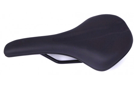 Седло Green Cycle GCS-2606, 270мм x 145мм, стальные рейлы, черное