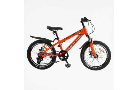 Дитячий велосипед 20" Corso CRANK CR-20734 сталь
