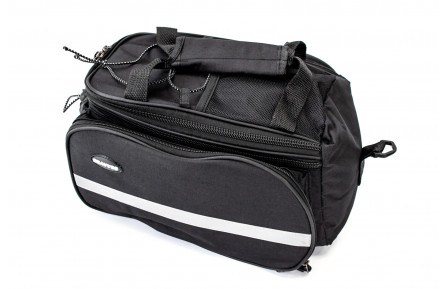 Велосумка на багажник BRAVVOS DT-001 30*21*17см чорна