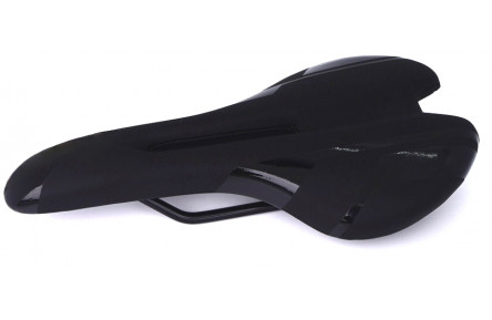 Седло Green Cycle GCS-2610, 285мм x 150мм, стальные рейлы, черное