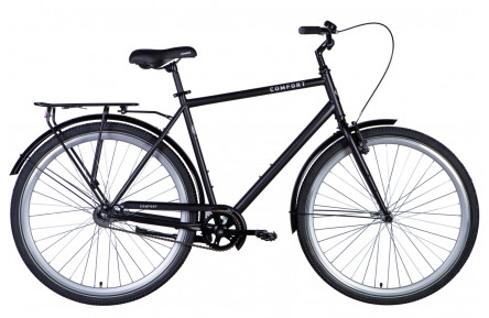 Велосипед 28" Dorozhnik COMFORT MALE 2024 (чорний (м))