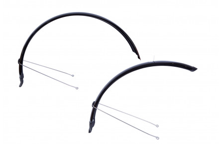 Крылья 26" пластик. BRAVVOS X080 черные полноразмерные