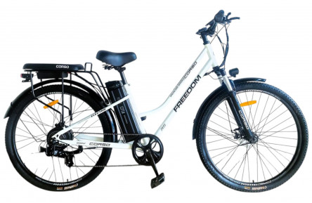 Электровелосипед Corso Freedom 29" дюймов FD-44521 (500Вт 48В 13Ач) 7 скоростей, белый